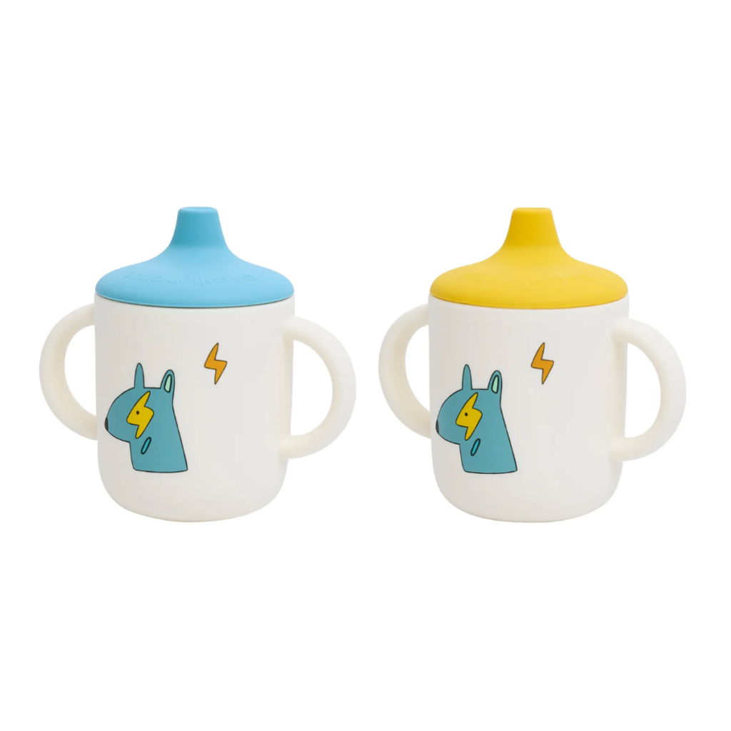 The Cotton Cloud Set silikonskih čašica Funky dogs