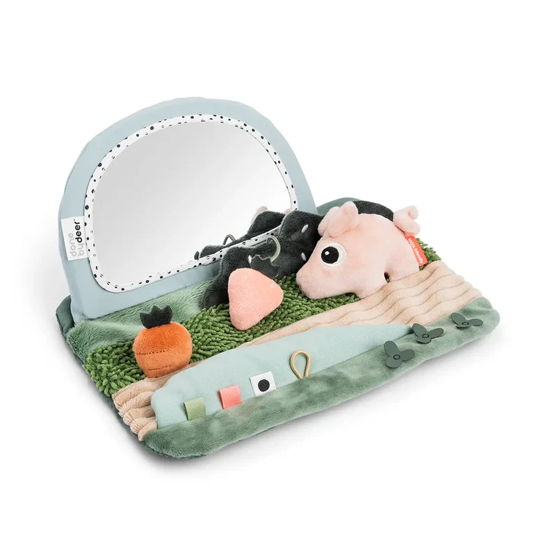 Tummy-time-sensory mirror Tiny farm